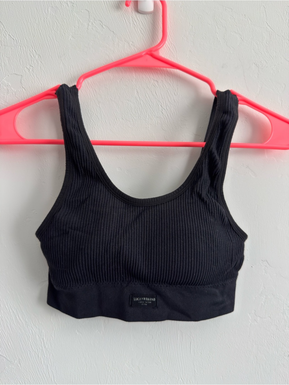 Lucky Brand bralette bra Sz S Dark gray